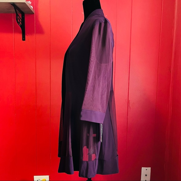 Stylish R&M Collection Purple Cardigan – Women’s Size | Elegant & Cozy - Picture 2 of 5